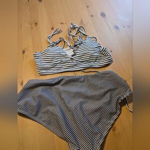 Striped Bikini Set